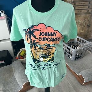 Johnny Cupcakes Mint Green Tropical T-Shirt